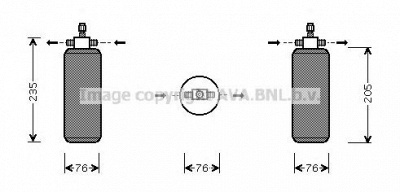 AVA QUALITY COOLING ivd051 -  Осушитель, кондиционер